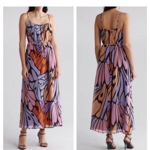 NWT Sam Edelman Elegant Multicolor Maxi Dress